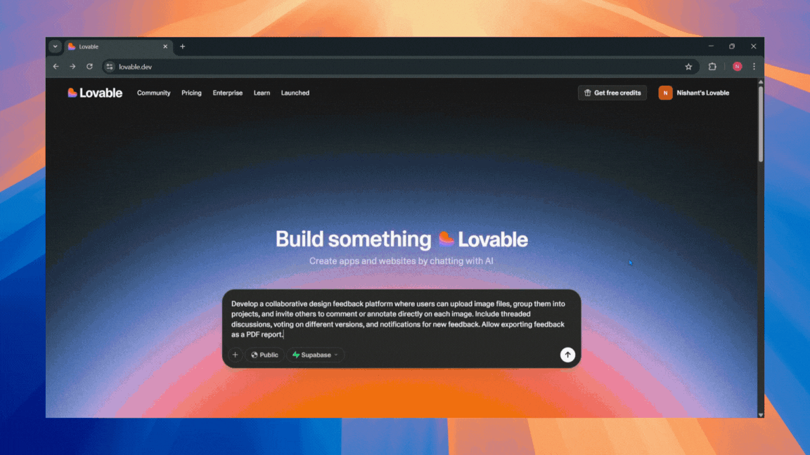 Collaborative Design Feedback Platform