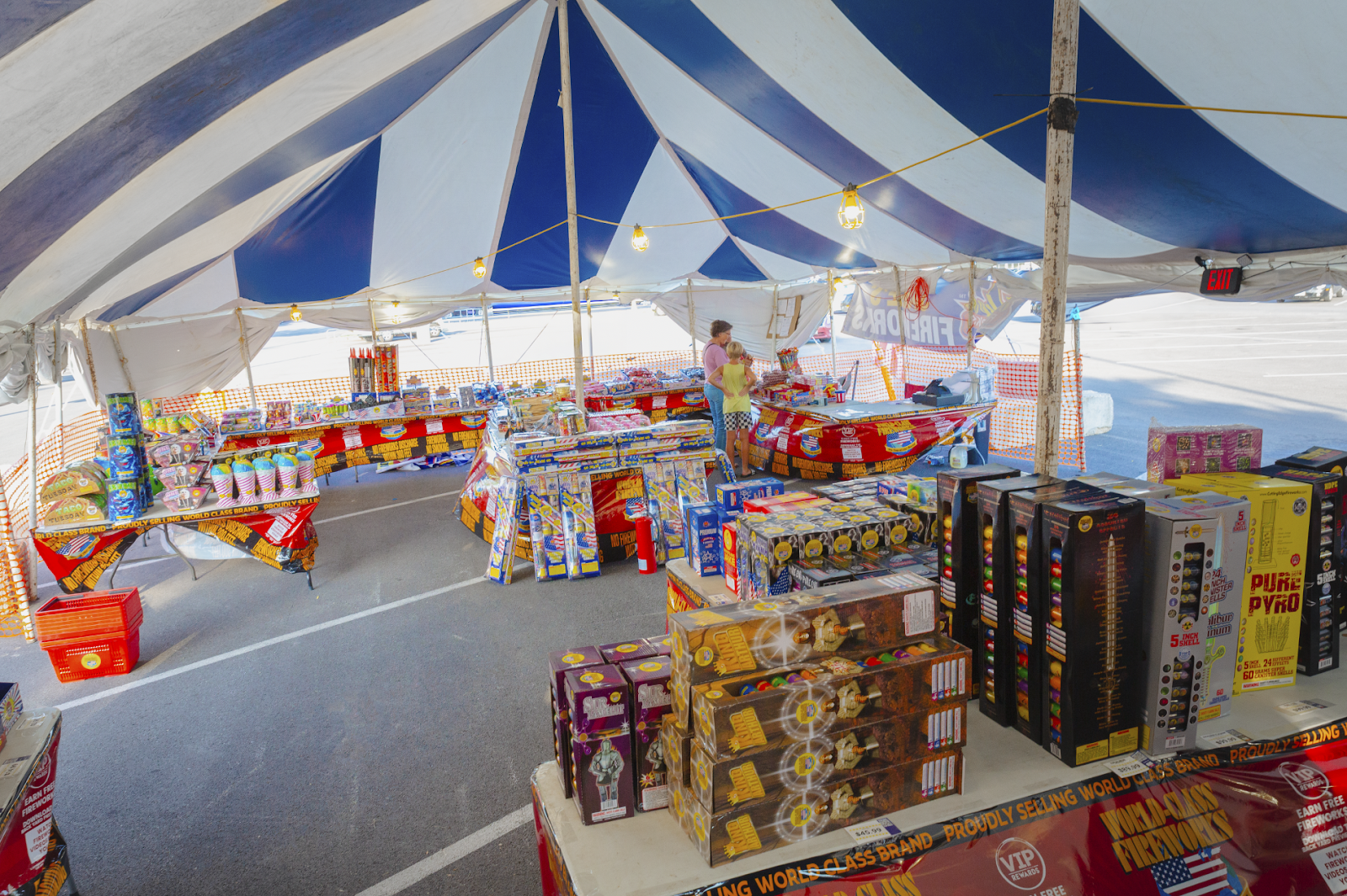 firework tent