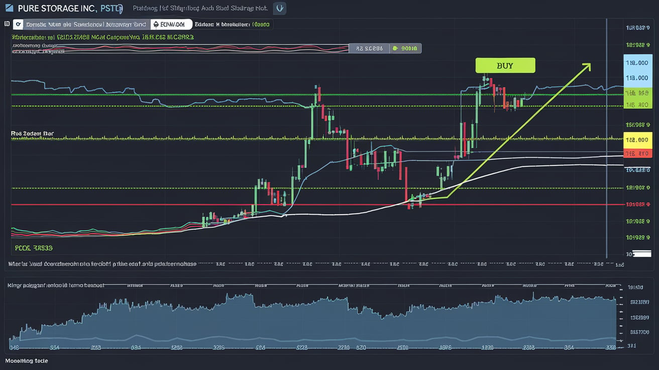 pure storage trading view