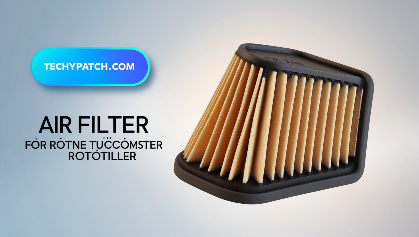 air filter for a rotter tucomster rototiller