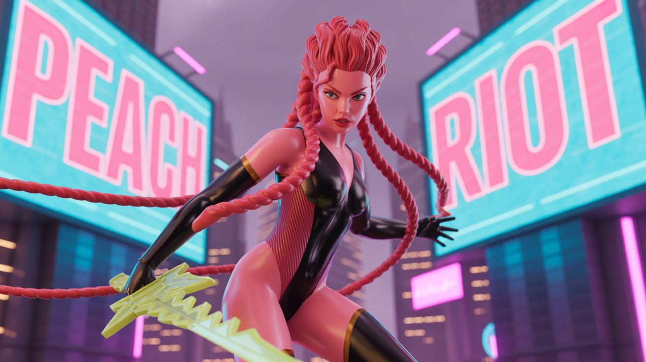 Peach Riot Figures