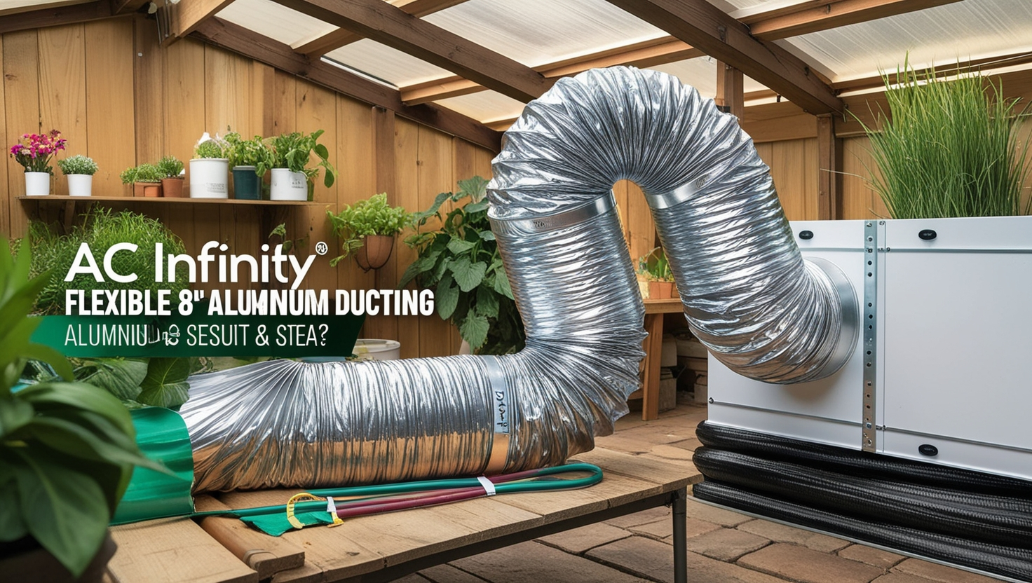 AC Infinity Flexible 8-Inch Aluminum Ducting