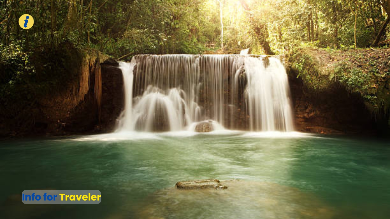 Beach and Waterfalls together in Jamaica 