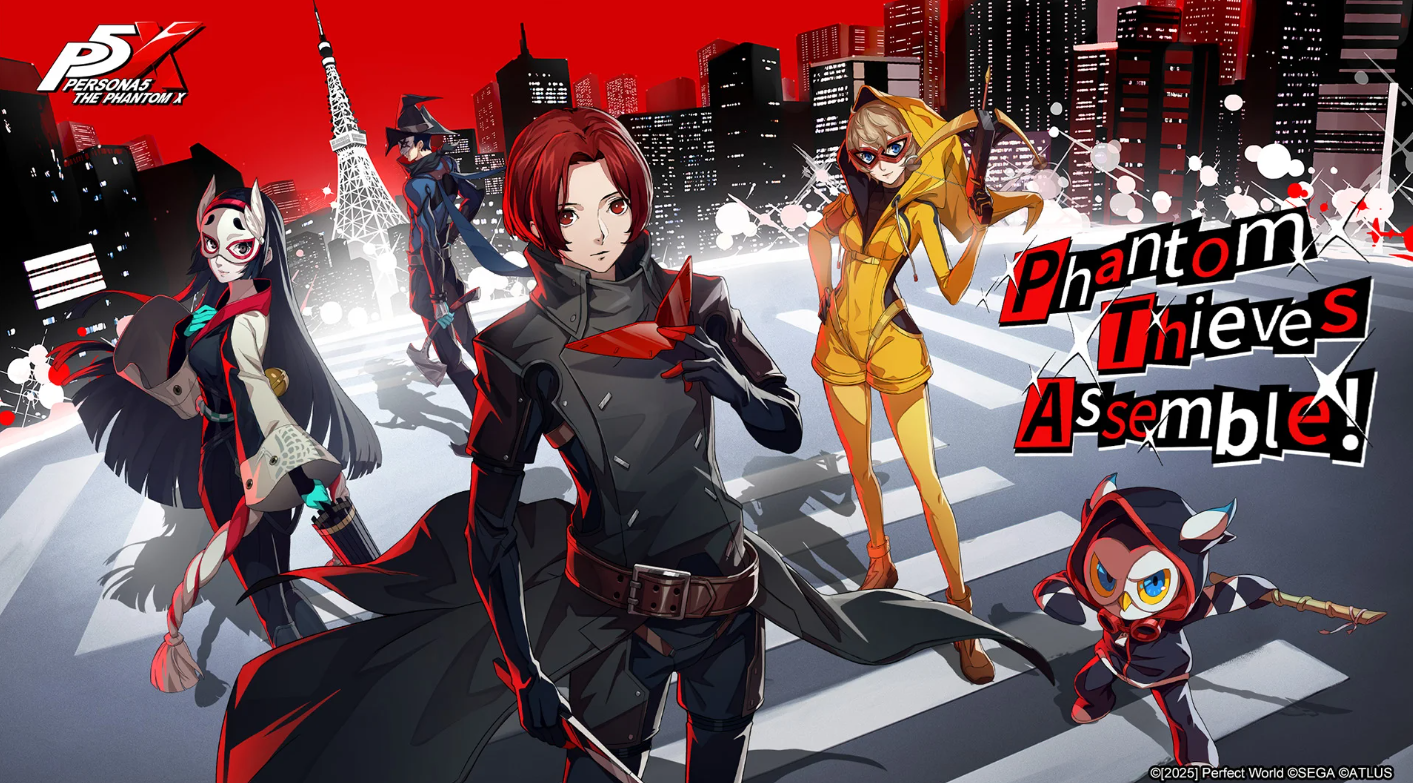 Persona5: The Phantom X (SEA) เปิดลงทะเบียนสโตร์ไทย พร้อมเปิด 3 ก.ค นี้