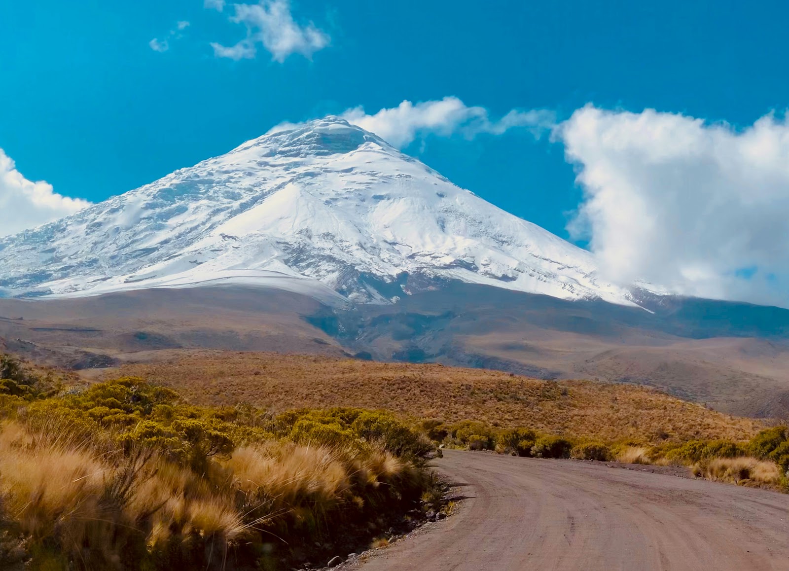 Vue sur le Cotopaxi 