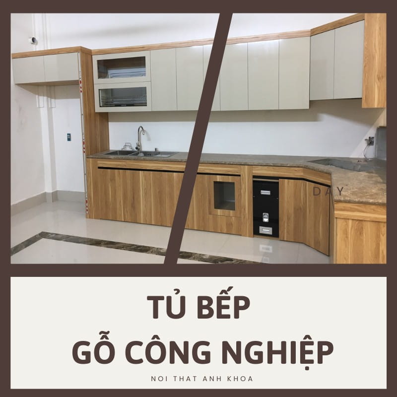 Tại sao nên lựa chọn gỗ công nghiệp làm tủ bếp?