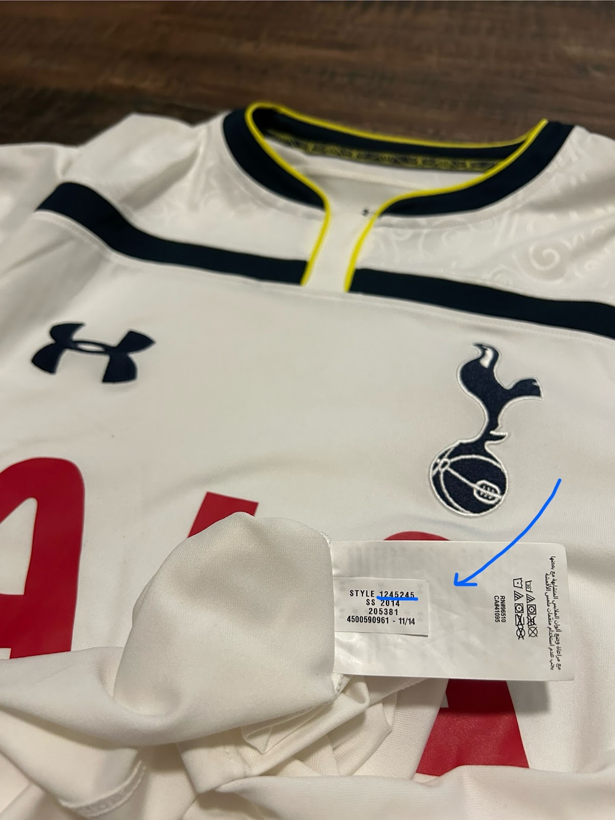 How to check Under Armour shirt authenticity (code)