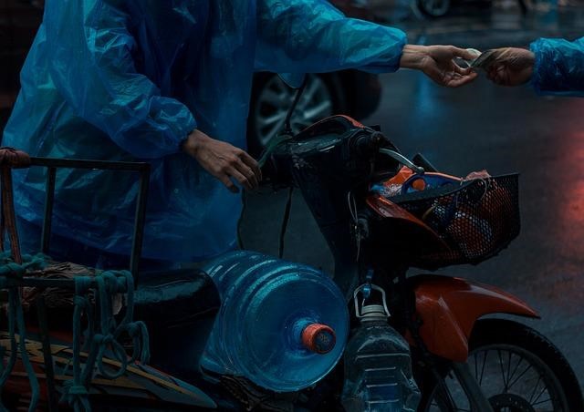 Free Scooter Delivery Man photo and picture