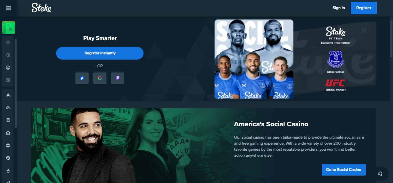 Stake.us social casino