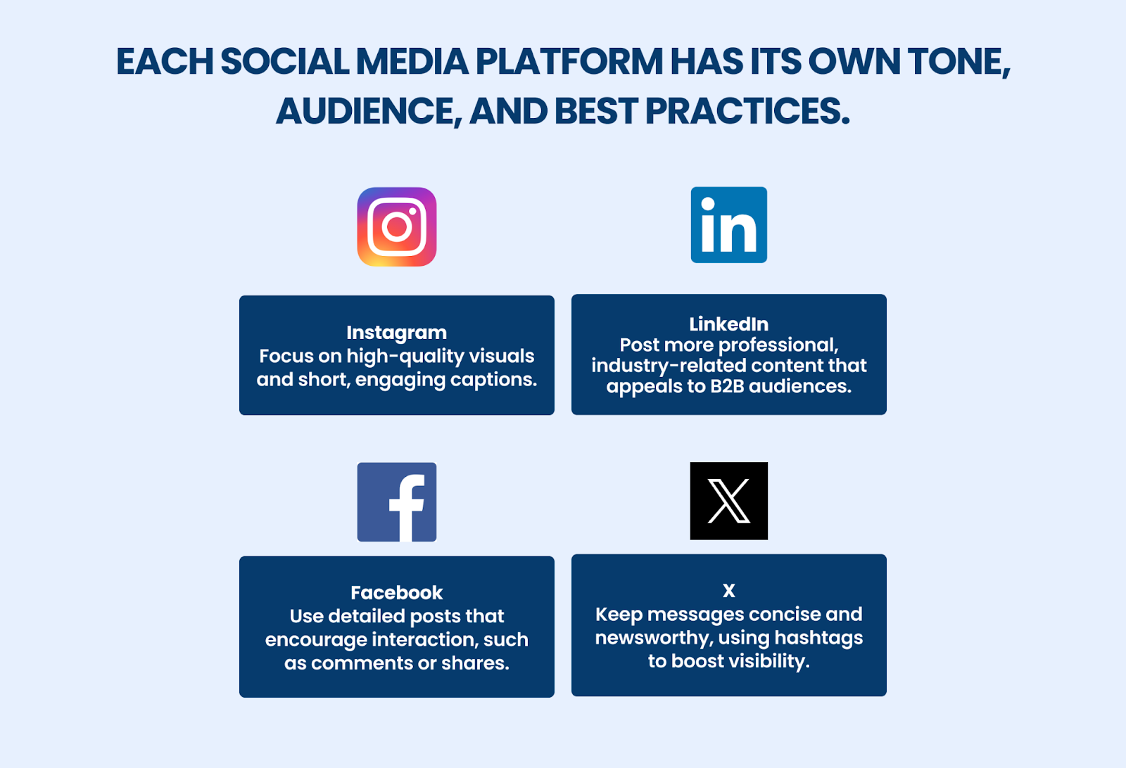 social media platforms and their best practices