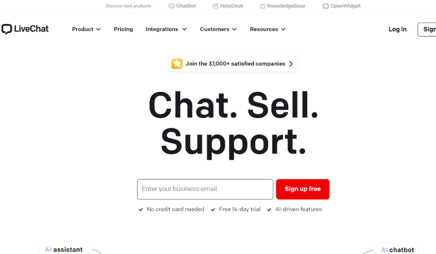 LiveChat live chat software