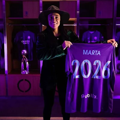 Marta segue jogando pelo Orlando Pride (Foto: Esporte News Mundo)