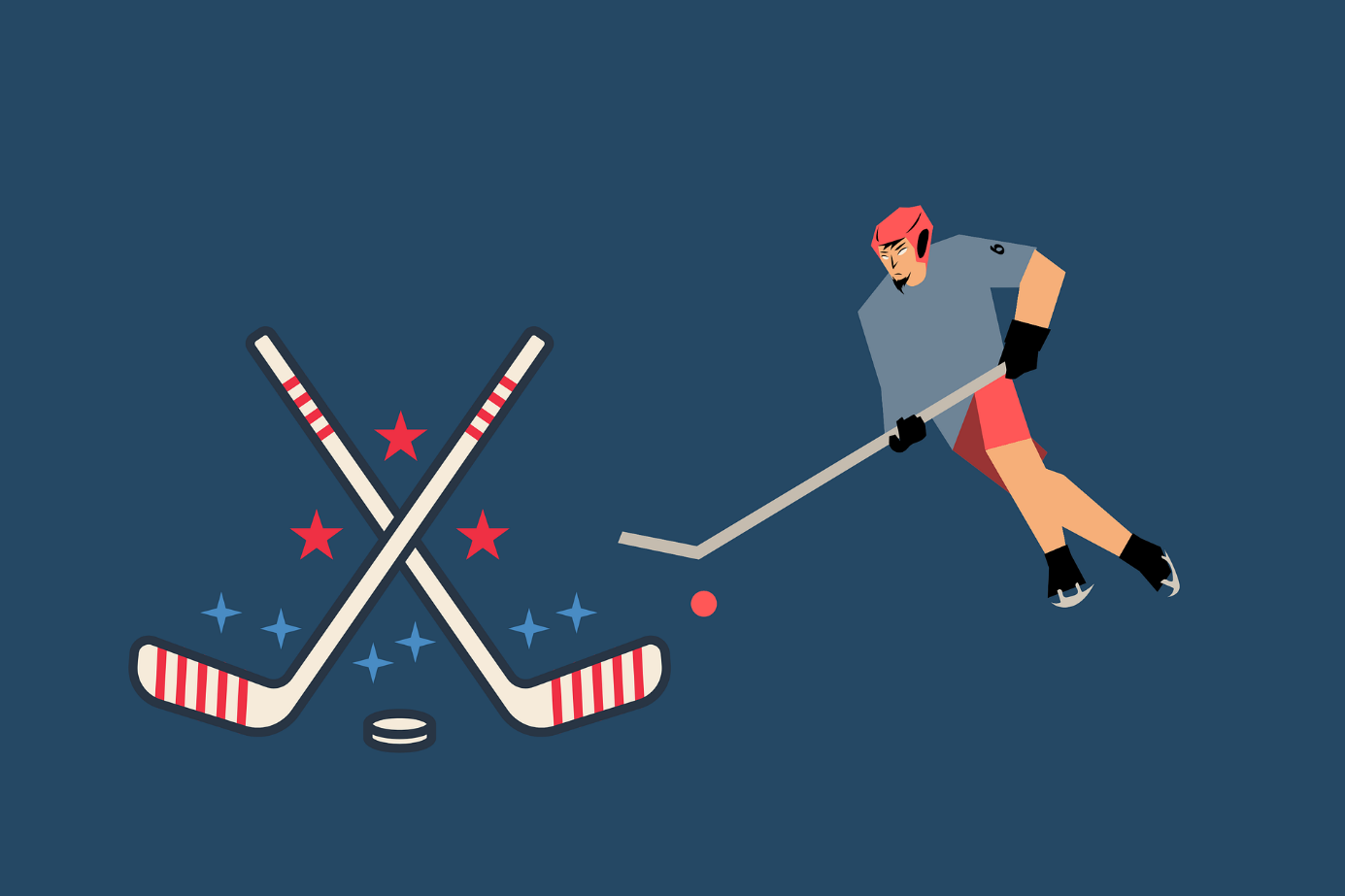 Ein Bild, das Hockey, Sportausrüstung, Sport, Schuhwerk enthält.  KI-generierte Inhalte können fehlerhaft sein.