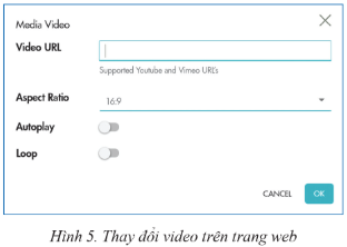 1. Hình ảnh, video trên trang web