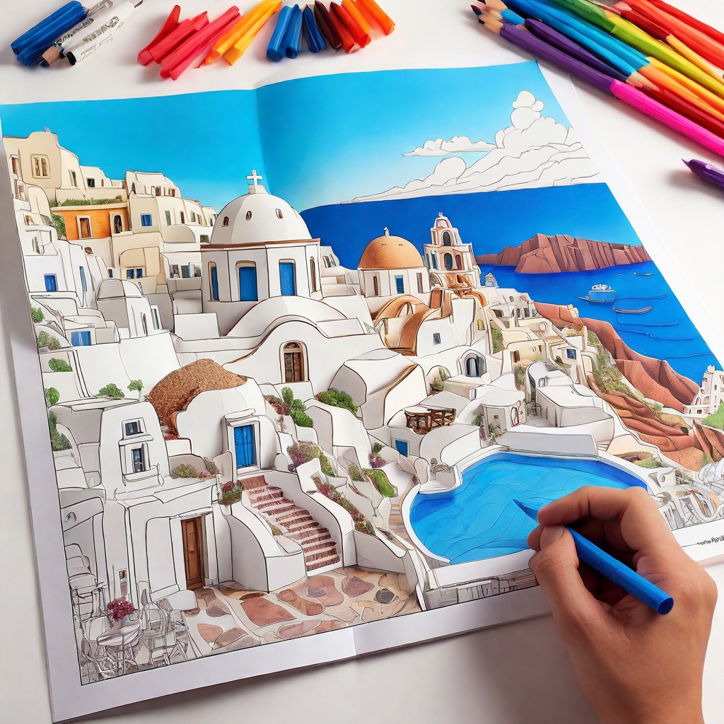 travel coloring pages for adults

