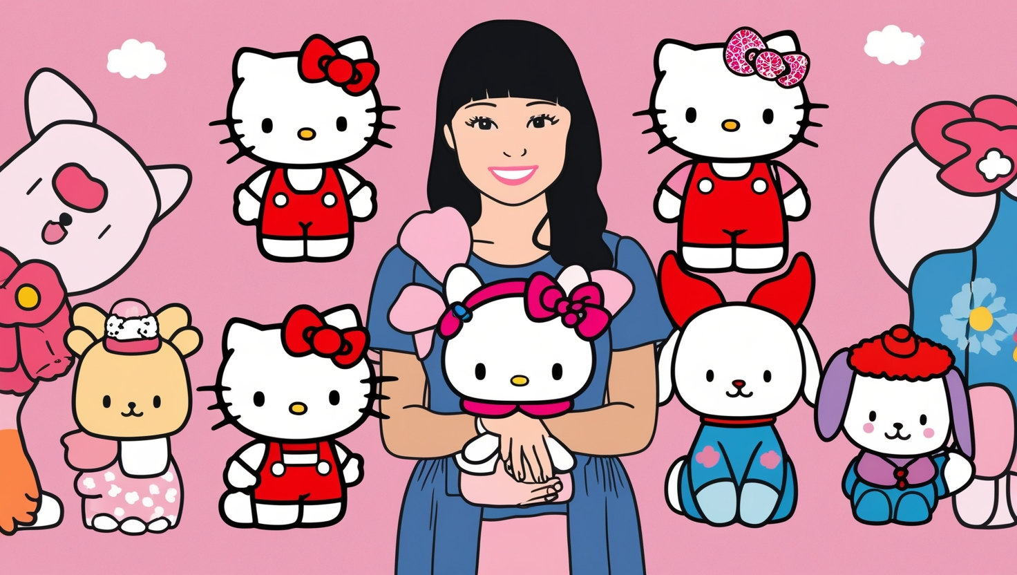 Cinnamoroll:emjaq6vqzvm= Hello Kitty