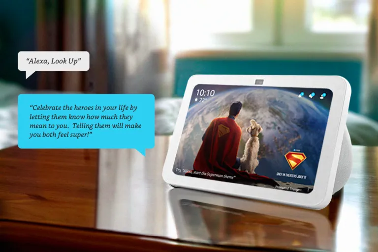 Superman voice content on Alexa