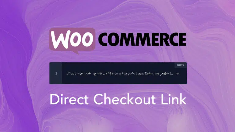 WooCommerce product direct checkout link