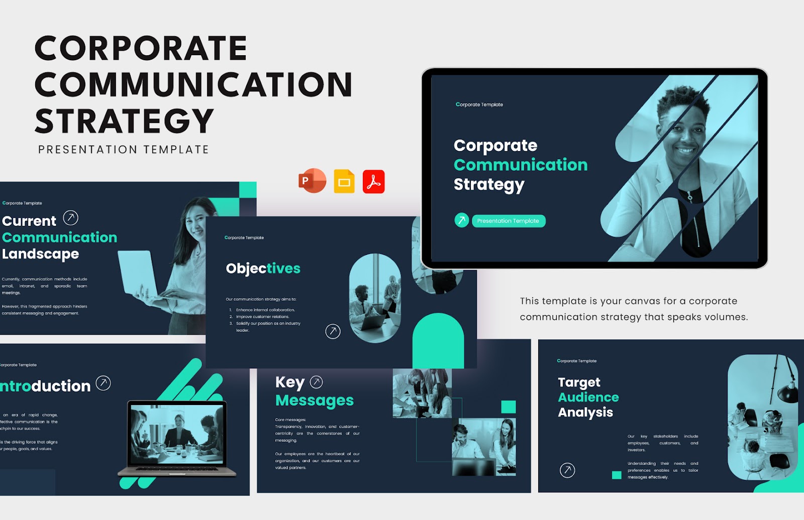 Corporate Communication Strategy Template by Template.net