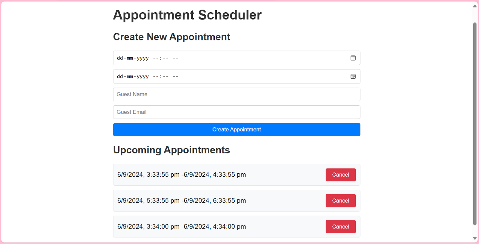 How to create an appointment scheduler in your React app