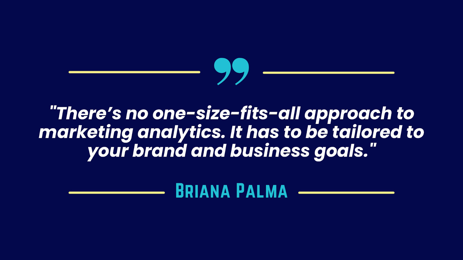 marketing analytics quote