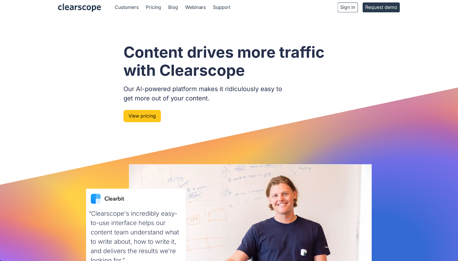 Clearscope - Surfer SEO Alternatives