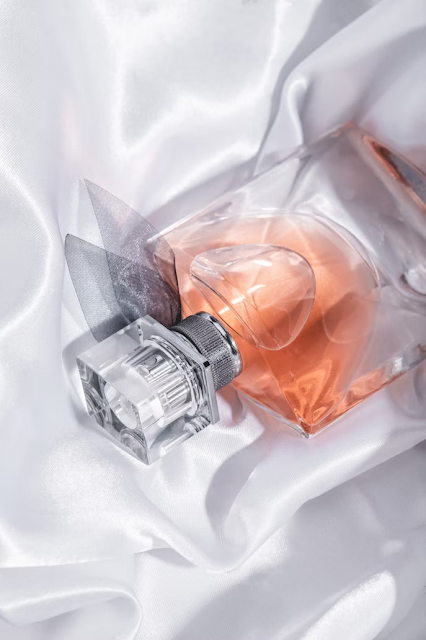 bottle of expensive fragrance