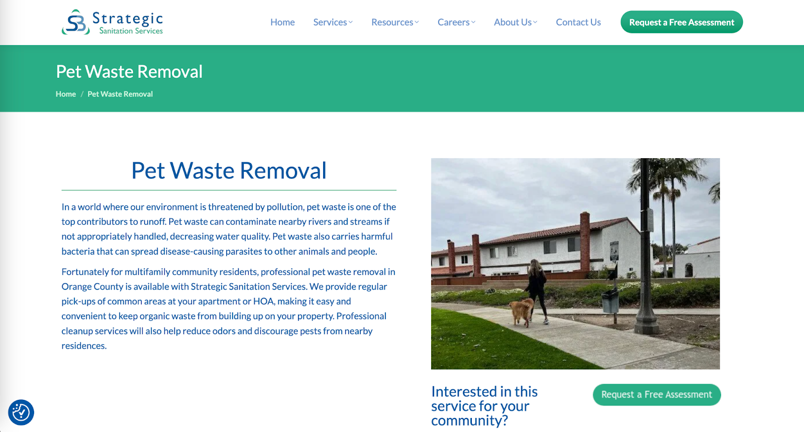 Pet waste removal marketing exmaple