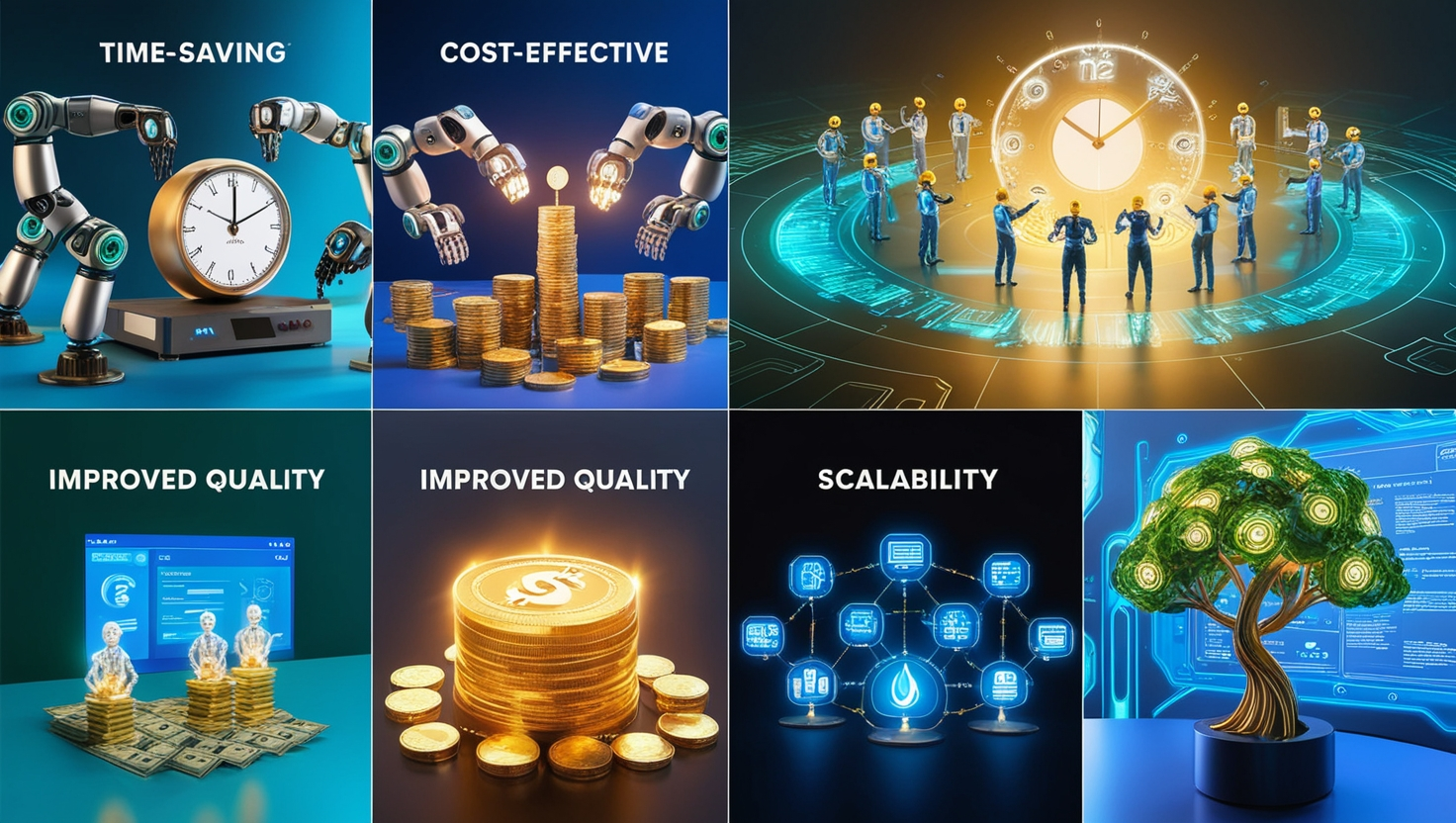 Benefits of Using Remaker AI
Time-Saving 
Cost-Effective
Scalability 
Improved Quality
Remaker AI