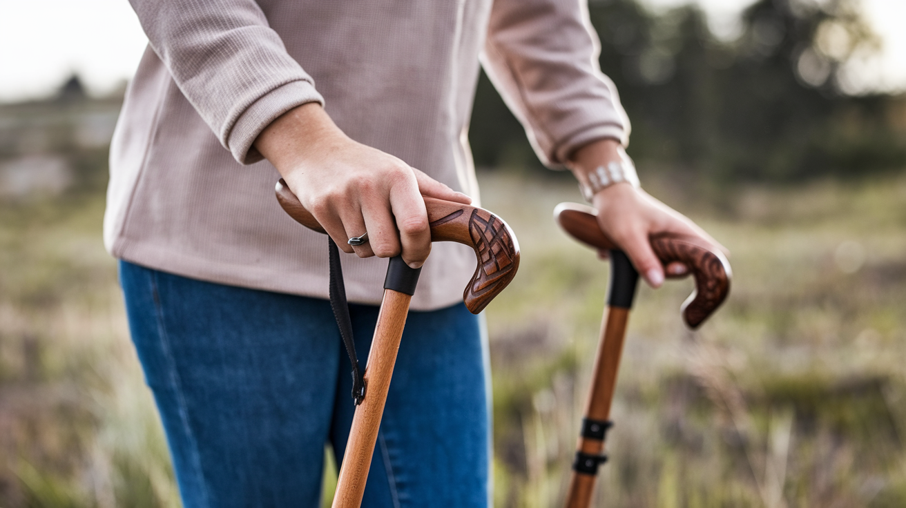 affordable wooden carved canes walking sticks for short disabled