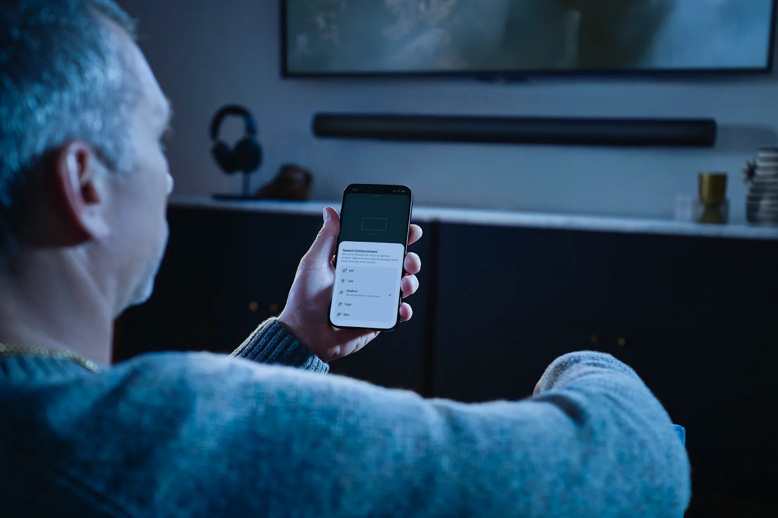 Sonos Speech Enhancement feature on app.