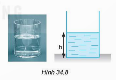 BÀI 34 KHỐI LƯỢNG RIÊNG. ÁP SUẤT CHẤT LỎNGI. Khối lượng riêngCâu 1:Tại sao khối lượng riêng của một chất lại hụ thuộc vào nhiệt độ ?Giải nhanh:Khối lượng riêng được tính bằng thương số giữa khối lượng và thể tích.Khối lượng luôn không thay đổi.Thể tích tăng (giảm) khi nhiệt độ tăng (giảm).Do đó, khối lượng riêng của một chất phụ thuộc vào nhiệt độ.Câu 2: Một hợp kim đồng và bạc có khối lượng riêng là 10,3g/cm3. Tính khối lượng của bạc và đồng có trong 100g hợ kim. Biết khối lượng riêng của đồng là 8,9 g/cm3 , của bạc là 10,4 g/cm3Giải nhanh:Gọi m1,v1,D1 lần lượt là khối lượng, thể tích, khối lượng riêng của bạcGọi m2,v2,D2 lần lượt là khối lượng, thể tích, khối lượng riêng của đồngTa có : m1+m2 = 10.3 (1)v1+v2 = 1 => m1/D1+m2/D2 = 1 =>m1/10,4+m2/8,9 =1 (2)Từ (1) => m1 = 10.3-m2Thay vào (2) ta suy ra : 91,67 - 8,9m2 + 10,4 m2= 92,56 => 1,5 m2=0,89 => m2=0,59 => m1= 9,71Như vậy trong 10,3g hỗn hợ thì có 0,89g đồng và 9,71g bạc. => Trong 100g hỗn hợ sẽ có 5,73g đồng và 94,27g bạcII. Áp lực và áp suấtCâu 1: Hãy dựa vào hình 34.2 hãy cho biết độ lớn của áp lực phụ thuộc vào những yếu tố nào và phụ thuộc như thế nàoGiải nhanh:Độ lớn của áp lực phụ thuộc vào khối lượng của vật và diện tích bề mặt tiếp xúc.Câu 2: Trong hình 34.3, lực nào sau đây là lực đàn hồi , lực ma sát, áp lựca. Lực của chân em bé tác dụng lên sàn nhàb. Lực của tay em bé kéo hộ đồ chơic. Lực của hô đồ chơi tác dụng lên sàn nhàGiải nhanh:a) Chân em bé tác dụng lên sàn nhà một lực là áp lực.b) Tay em bé kéo hộp đồ chơi làm dây căng ra xuất hiện lực đàn hồi.c) Hộp đồ chơi có bánh xe đang lăn trên sàn nhà xuất hiện lực ma sát giữa bề mặt tiếp xúc của bánh xe và sàn nhà.Câu 3: Chứng minh rằng áp lực của cuốn sách tác dụng lên mặt bàn nằm nghiêng một góc α có độ lớn làGiải nhanhThành phần  ép lên mặt phẳng nghiêng theo phương vuông góc nên mặt phẳng nghiêng nên đóng vai trò là áp lực.P1 = P.cosα mà F= P1 => F= P.cosα Câu 4: Tại sao xe tặng năng hơn ô tô nhiều lần lại có thể chạy trên đất bùn ( hình 34.5a ) còn ô tô thì bị lún bánh và sa lầy trên chính quãng đường này ( hình 34.5b)Giải nhanh:Vì xe tăng dùng xích có bản rộng ( diện tích bị ép lớn ) nên áp suất gây ra bởi trọng lượng của xe tăng là nhỏ .Còn ô tô chạy bằng bánh, diện tích bị lớn nên á suất gây ra bởi trọng lượng của ô tô là lớn hơnCâu 5: Trong hai chiếc xẻng được vẽ ở hình 34.6, xẻng nào dùng để xén đất tốt hơn, xẻng nào dùng để xúc đất tốt hơn? Tại sao?Giải nhanh: Xẻng trong hình 34.6b dùng để xén đất tốt hơn vì :  có mũi nhọn, diện tích bị ép nhỏ nên gây ra áp suất lớn lên đất, dễ đi sâu được vào đất hơn do đó sẽ dễ xén đất hơn.Xẻng trong hình 34.6aXẻng trong hình 34.6a dùng để xúc đất tốt hơn vì : có mũi vuông nên phần diện tích bề mặt lớn hơn, do đó mỗi lần xúc sẽ xúc được nhiều đất hơn.  Câu 6: Một người nặng 50kg đứng trên mặt đất nằm ngang. Biết diện tích tiế xúc của bạn chân với đất là 0,015 m2. Tính áp suất người đó tác dụng lên mặt đất khi :a. Đứng cả hai chânb. Đứng một chânGiải nhanh:a. Khi đứng một chân thì ấ suất người đó lên mặt đất là 50.9,80,015 = 32 667,67(N/m2)b. Khi đứng hai chân thì: 50.9,80,015.2=16 333,34 (N/m2) BÀI 34 KHỐI LƯỢNG RIÊNG. ÁP SUẤT CHẤT LỎNG