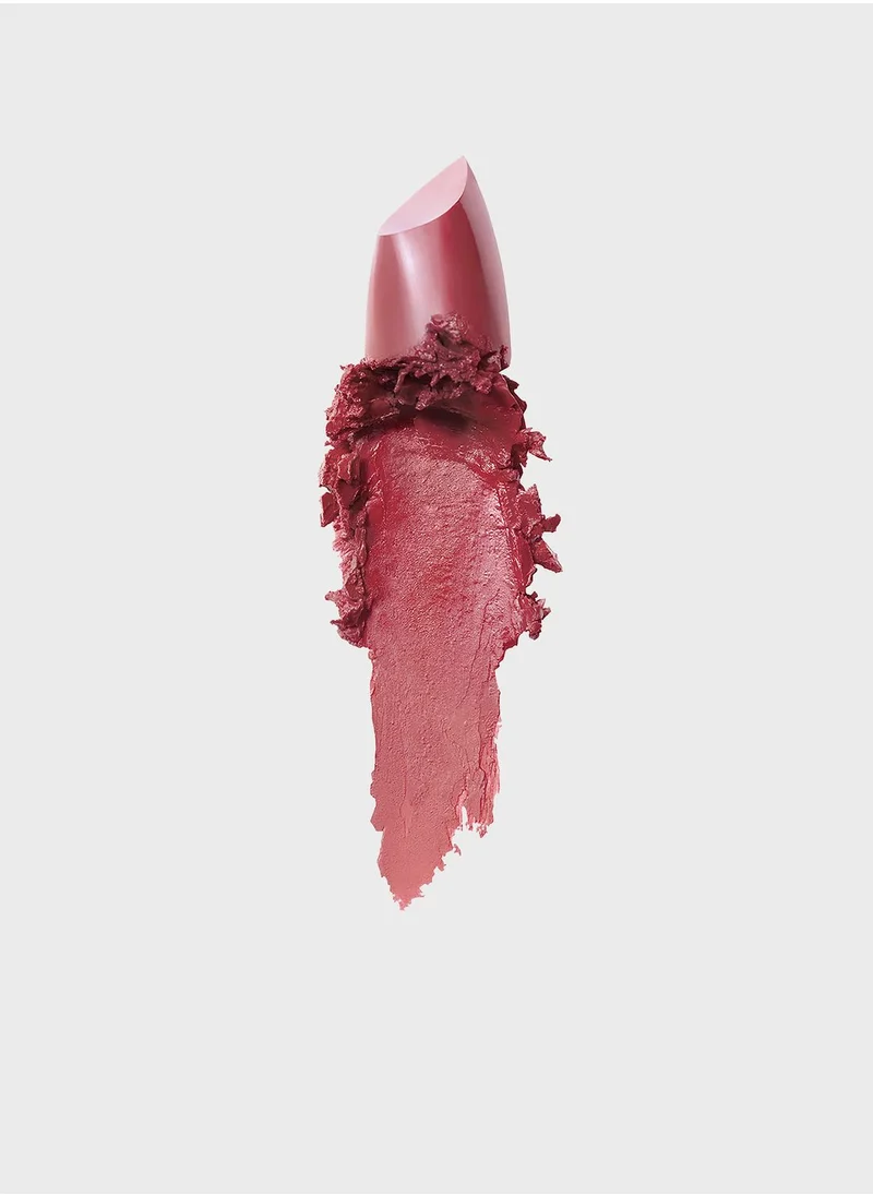Maybelline plum paradise lipstick swatch with rich berry tones and buttery texture — bold and buildable coverage.
