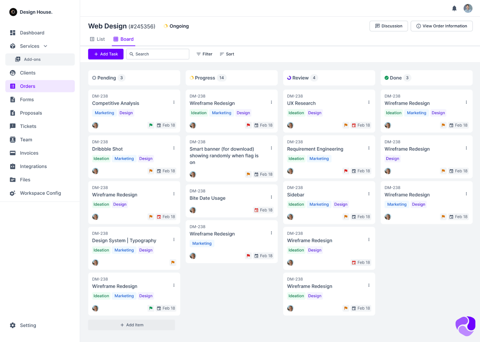 Agency Handy Task Management