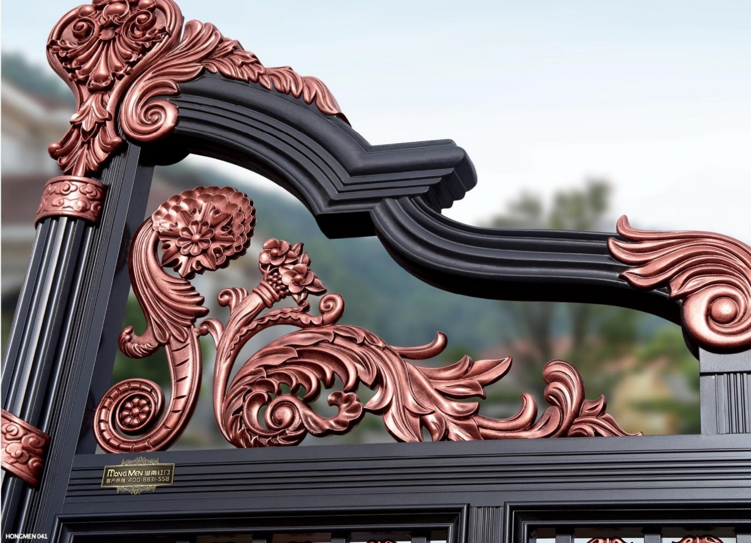 Cổng nhôm đúc HongMen có bị phai màu sau thời gian dài sử dụng?