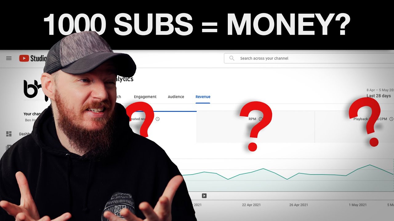 How Much Money Do You Make on Youtube With 1,000 Subscribers  