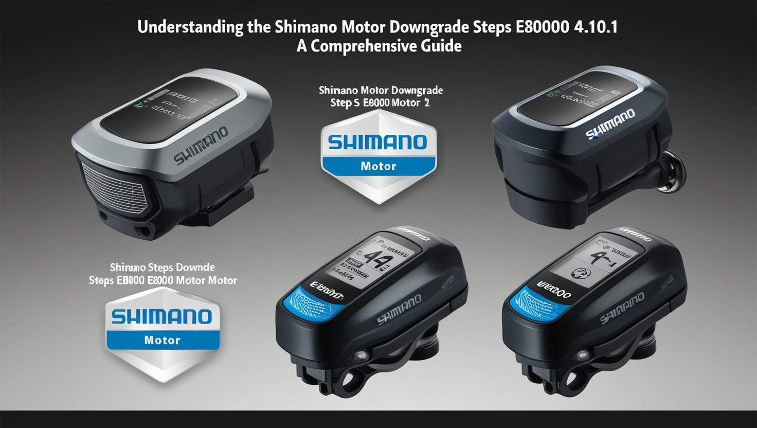  Shimano Motor Downgrade Steps E8000 4.10.1