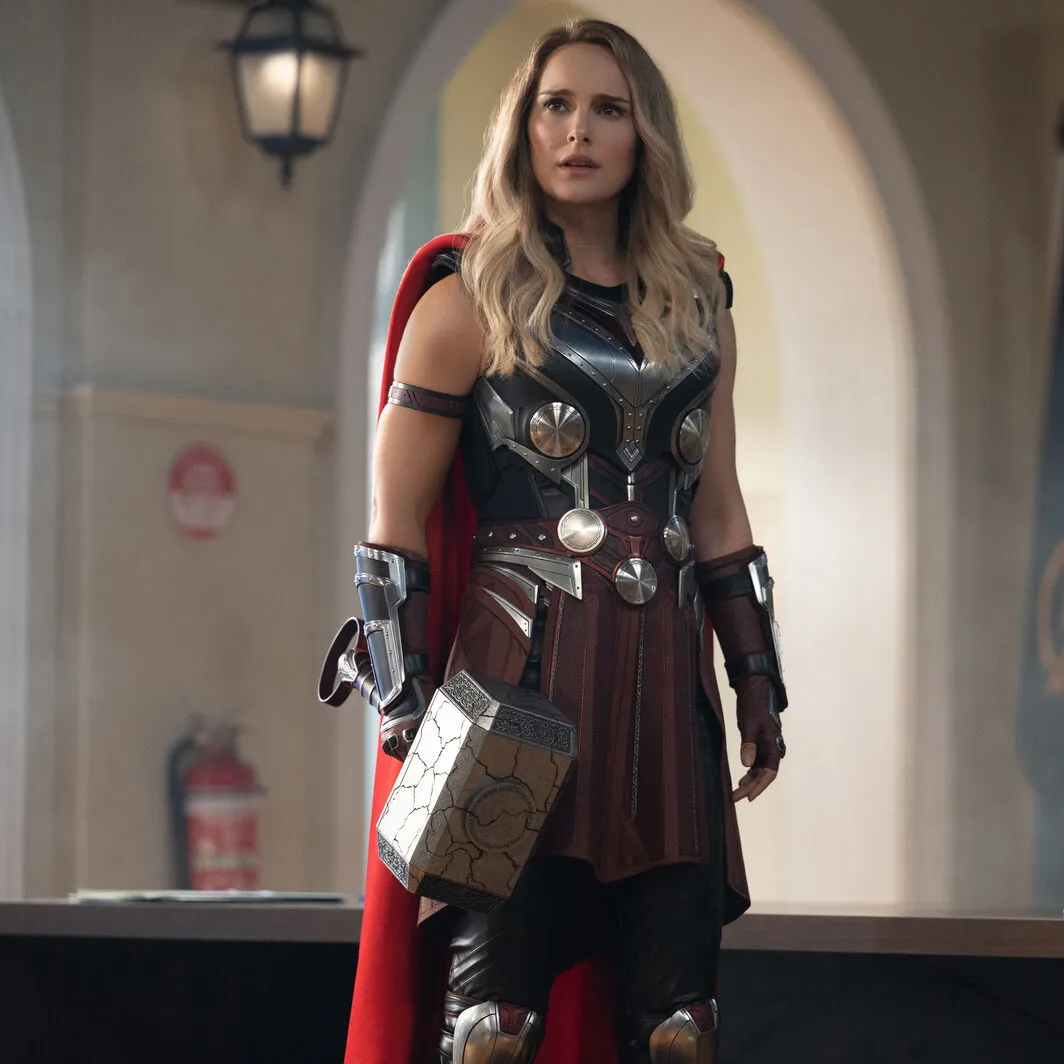 Natalie Portman In Her Costume as Thor (Jane Foster)