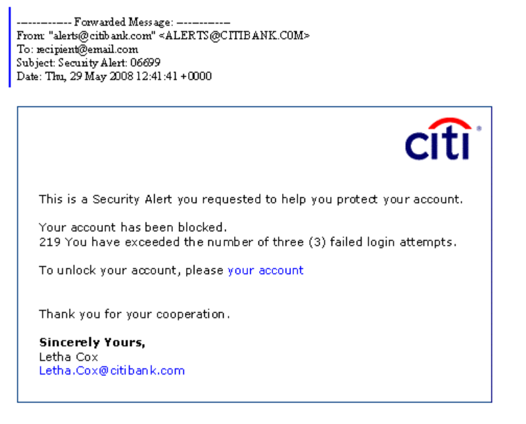 A email with a message on it
Description automatically generated with medium confidence