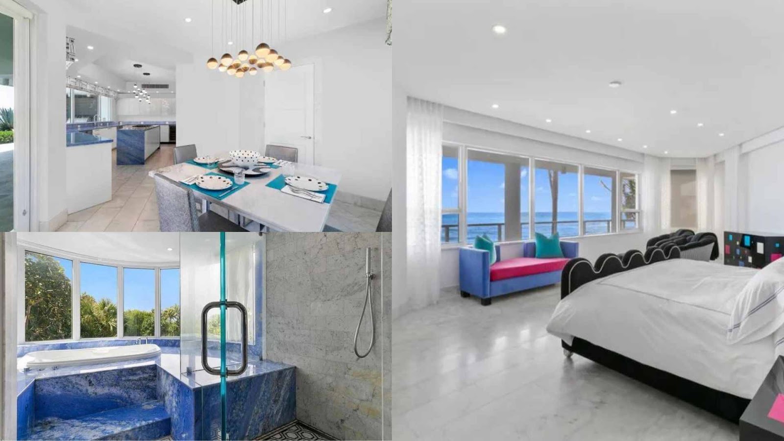 Saban's beach house boasts several unique features
