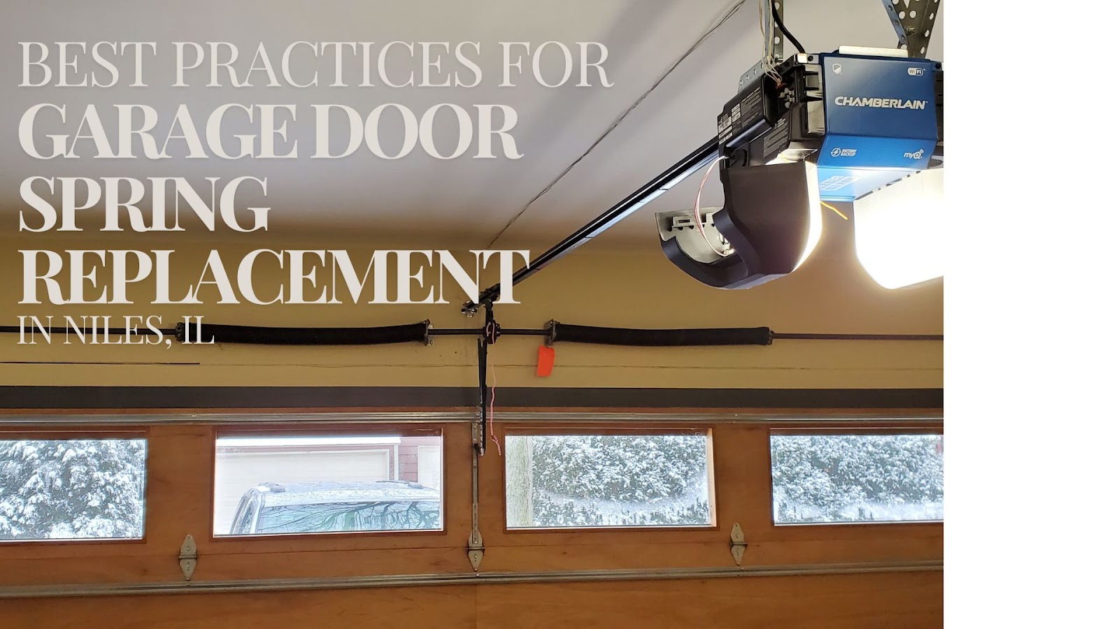 garage door spring replacement Niles, IL
