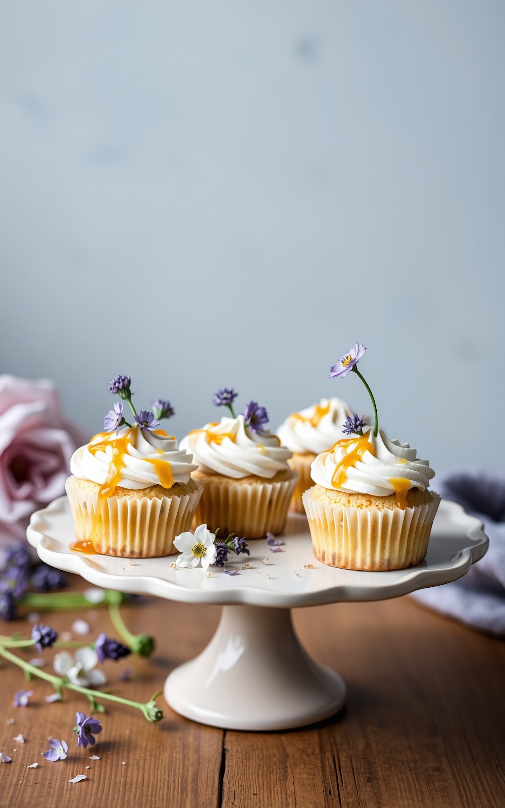 Lavender Honey Cupcakes