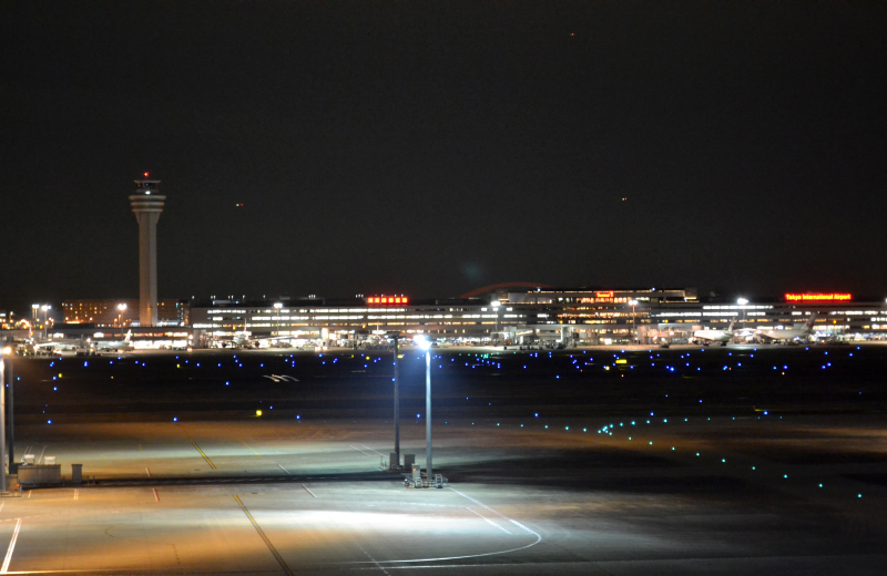 羽田空港の夜景