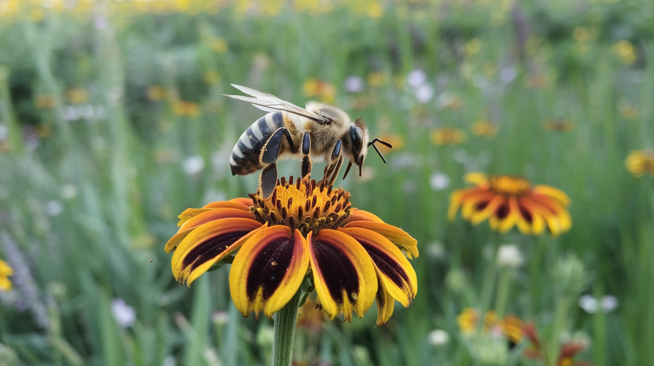 Bees and Flowers Mutualism Allecto Eolgy