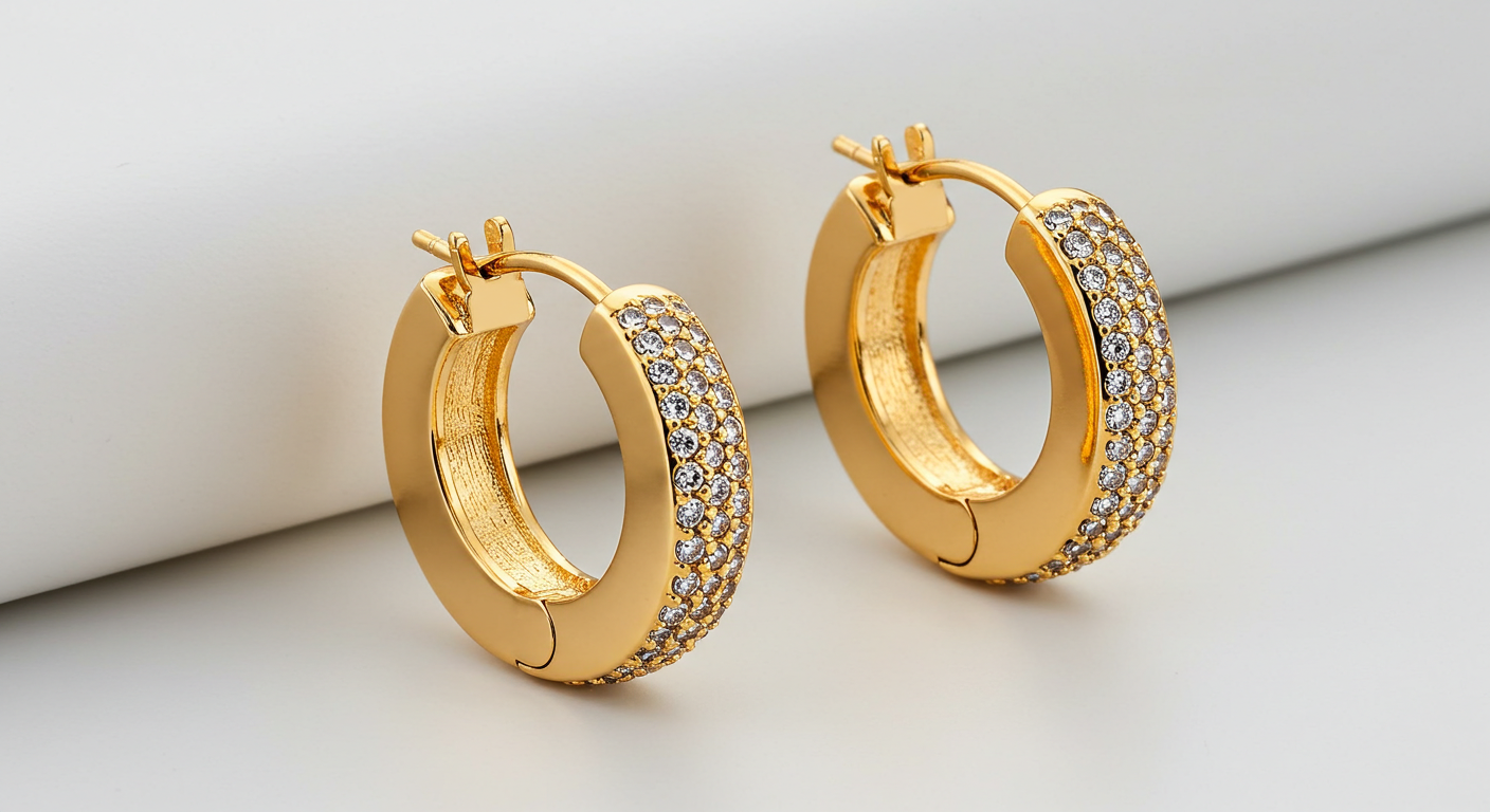 Gold Hoop Earrings NYC