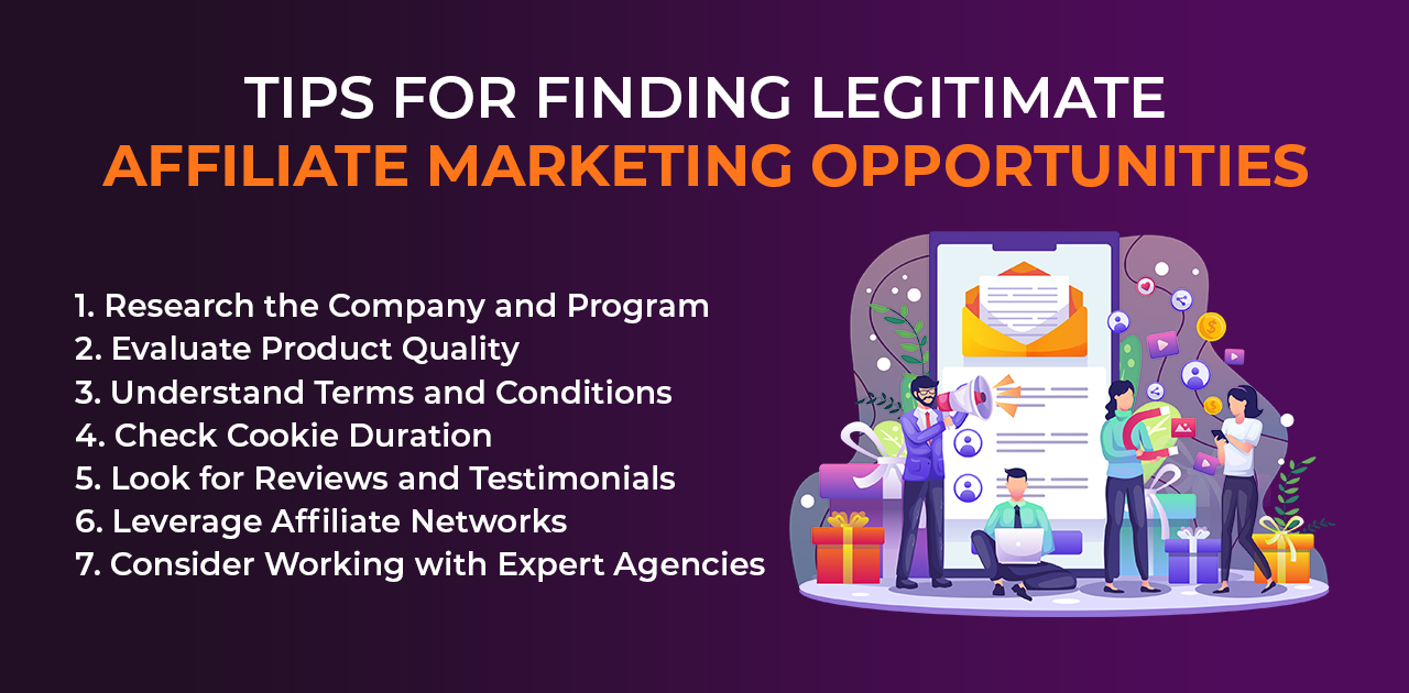 Tips for Finding Legitimate Affiliate Marketing Opportunities