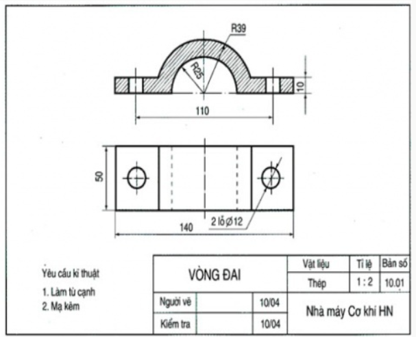 BÀI 1. TIÊU CHUẨN TRÌNH BÀY BẢN VẼ KĨ THUẬT