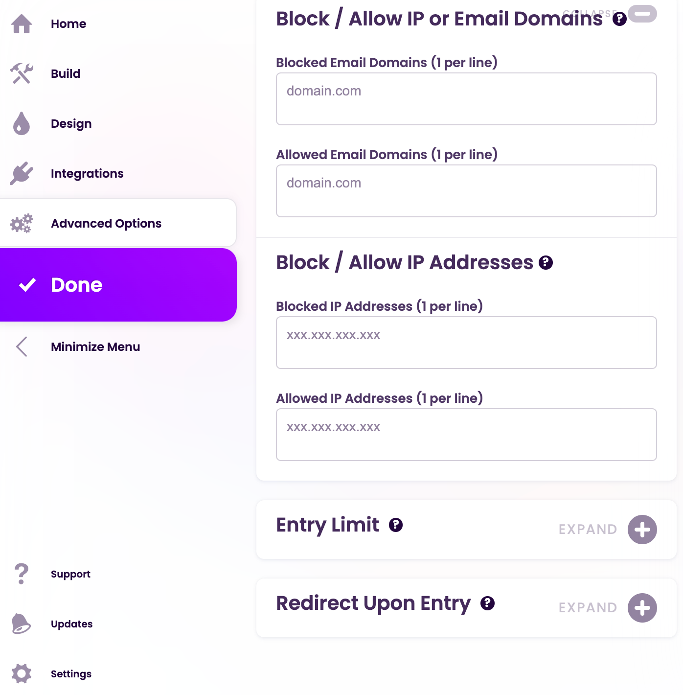 new block ip feature of viralsweep