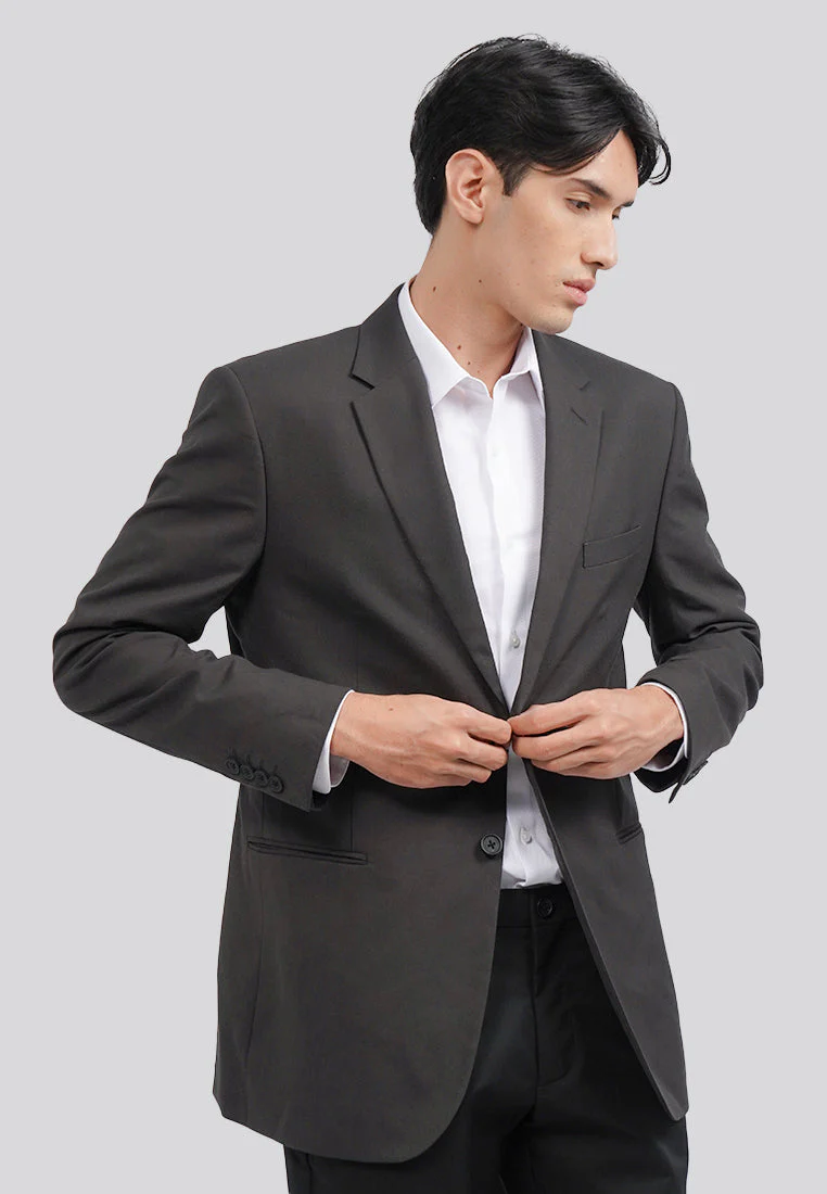 Regular Fit Long Sleeve Blazer