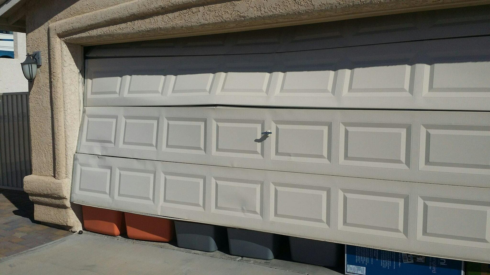 how do you fix a garage door